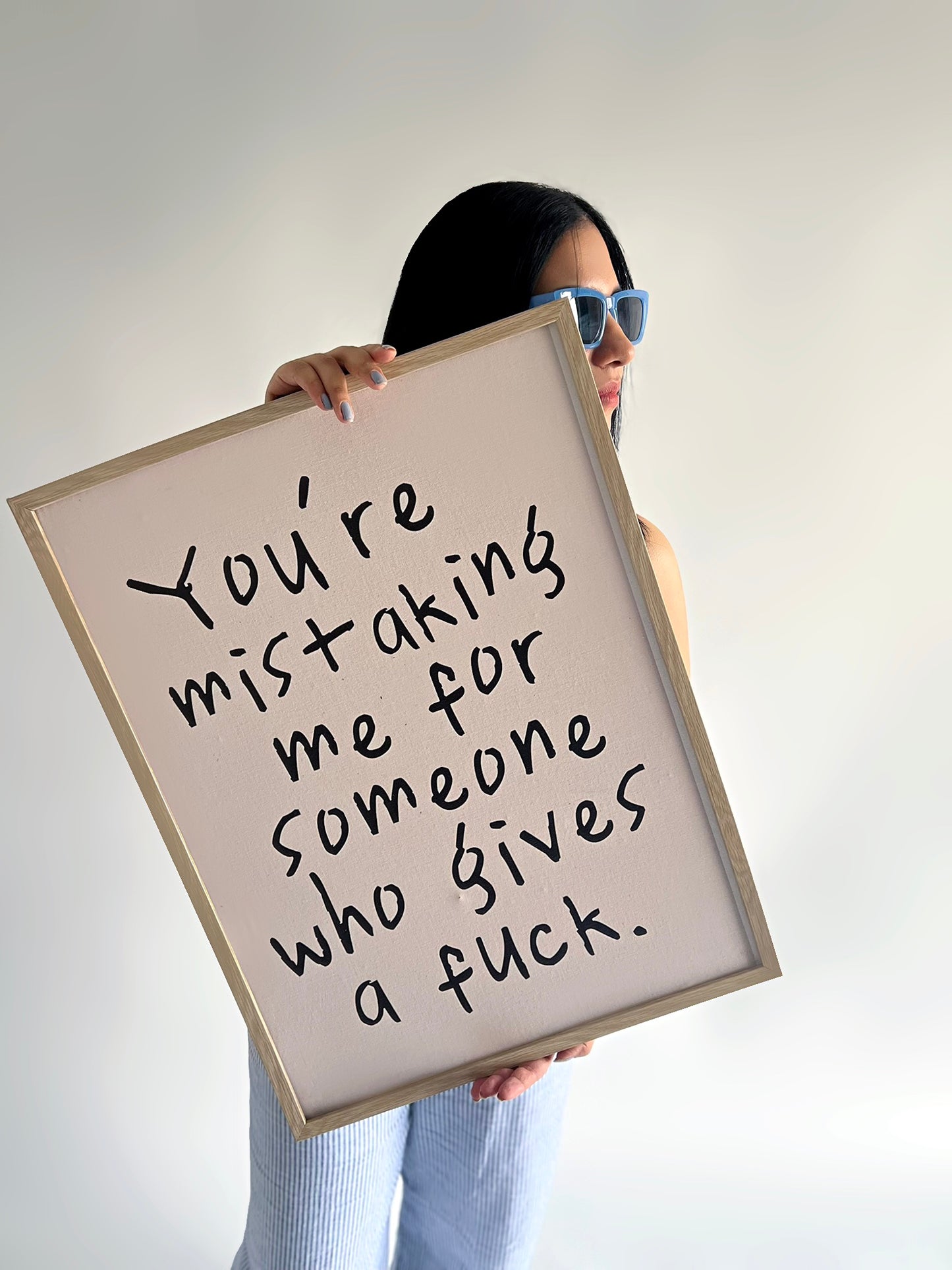 YOU ARE MISTAKING ME