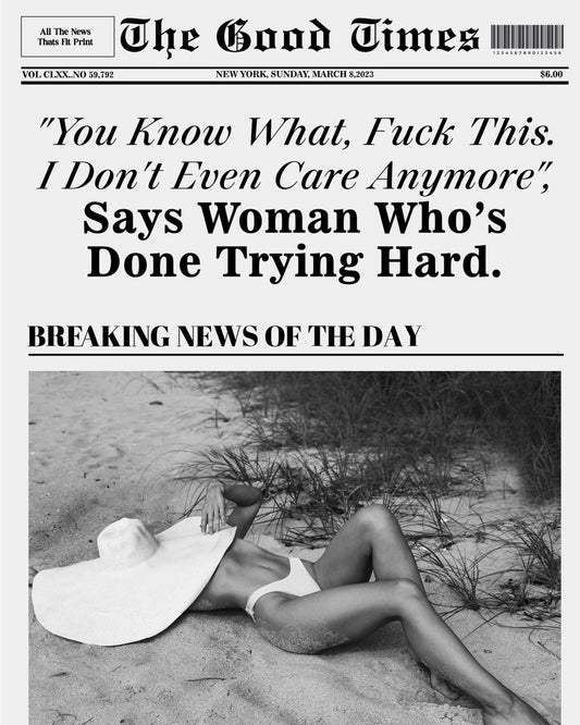 DONE TRYING HARD