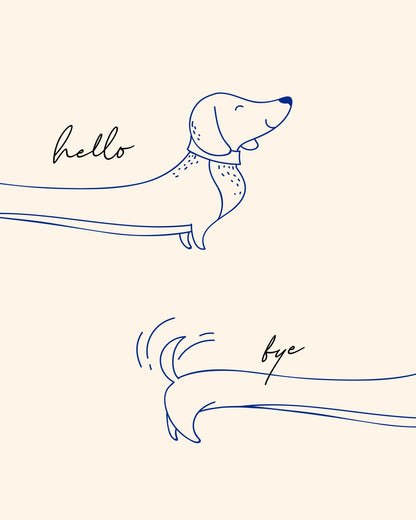 HELLO/BYE-SAID, THE DOG