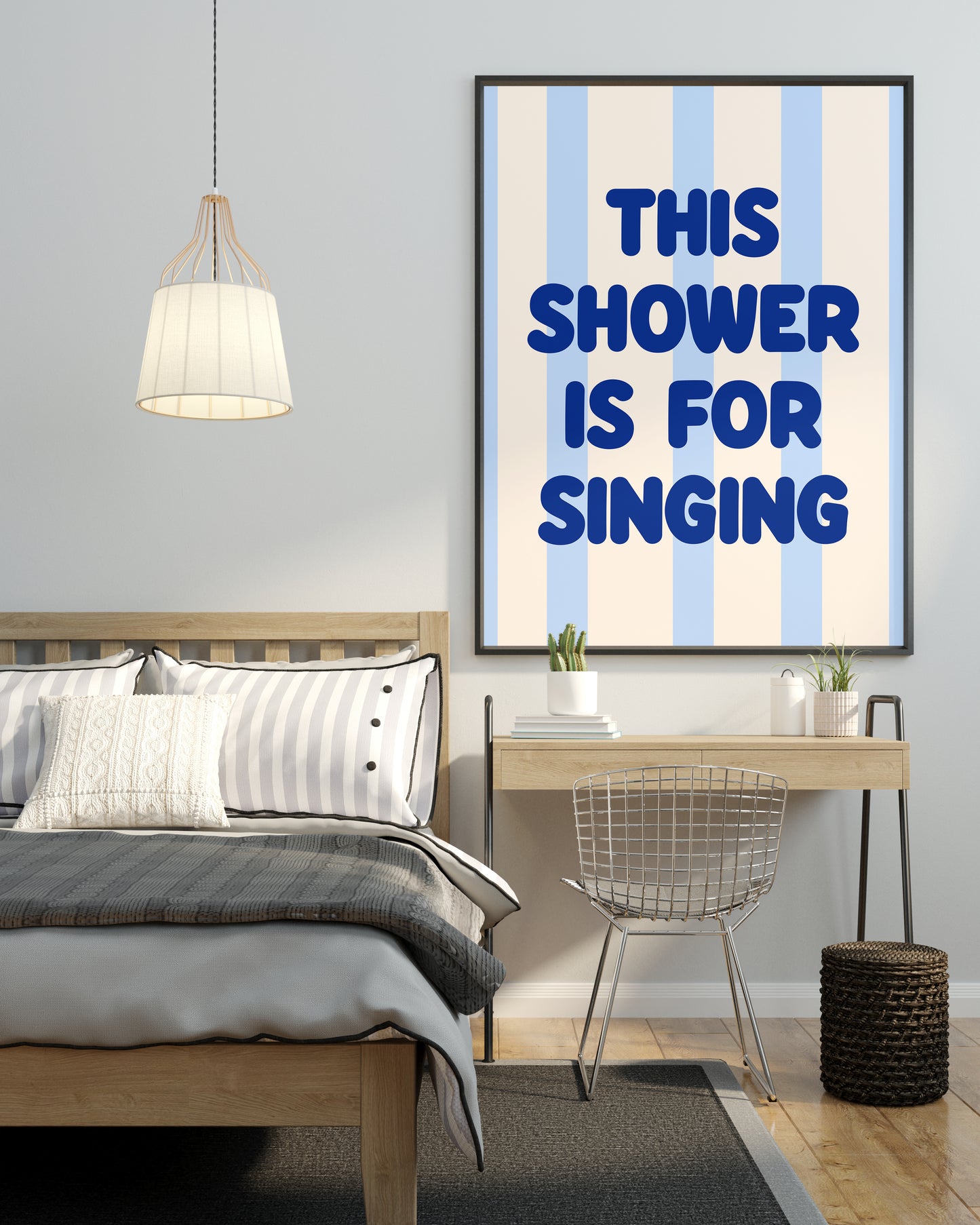 THIS SHOWER IS FOR SINGING